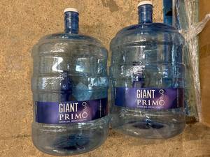 2 X 5Gal Primo Water Jugs