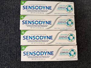 4 Packs Of Sensodyne Toothpaste