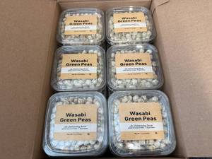 8 Packs Of Wasabi Green Peas