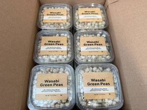 8 Packs Of Wasabi Green Peas