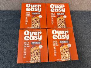 4 Packs Of Over Easy Peanut Butter Chocolate Granola Bars