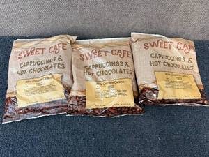 3 Bags Of Sweet Cafe White Chocolate Caramel