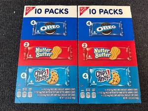 2 X 10Ct Packs Of Nabisco Snacks