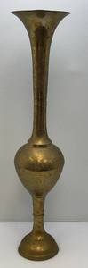 36 Tall Ornate Brass Vase