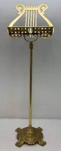 38 Ornate BRASS Adjustable Music Stand