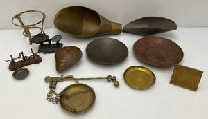 Antique Metal Scoops And More