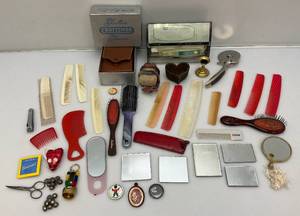 Misc. Vintage Grooming Items Including Shavers, Combs And More