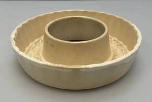 Antique Stamped G.M.T. Germany Ceramic Jelly Baking Mold 2 x 7 34