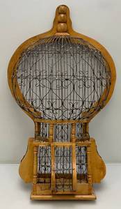 Very Unique Victorian Style Wall Hanging Bird Cage 8 x 17 x 28 12