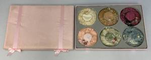 Misc. Vintage Fabric Hat Ornaments In Original Boxes (NEW OLD STOCK)
