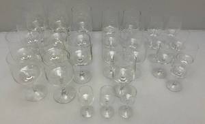 Large Group Of Misc. Wine Glasses