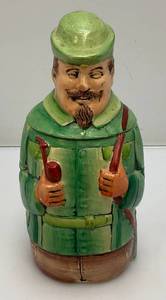 Vintage Green SoldierHunter Beer Stein Vintage Made In Western Germany 8 34 Tall .5L Eckhardt &amp Engler