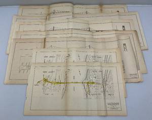 Vintage Hudson River Bridge New York Plans