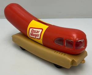 Vintage Plastic Oscar Mayer Wienermobile Bank 4 3/4" x 10"