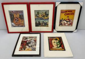 Misc. Framed Circus Prints & More 12 34 x 16 34
