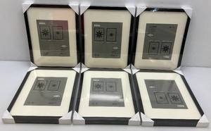 IKEA Brand 12 34 x 16 34 Black Picture Frames (Factory Sealed)