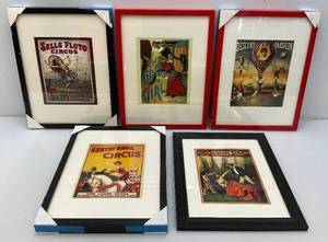 Misc. Framed Circus Prints & More 12 34 x 16 34