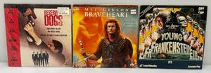 Misc. 1990s Laserdisc Movies Including Braveheart, Reservoir Dogs And Young Frankenstein