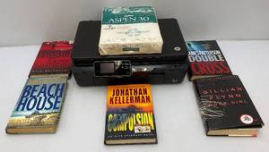 HP Model SNPRH-64001 Printer And Paper & Misc. Books