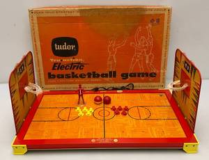 1950s TUDOR Brand Electronic Basketball In Original Box (Some Missing Pieces) Untested