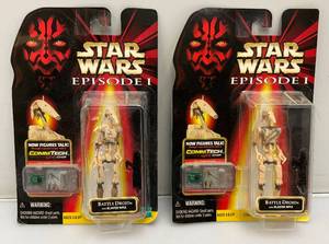 1998 STAR WARS Episode One Action Figures With Comm Chips (New Old Stock)