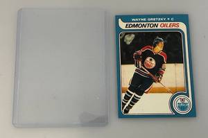 1979 O-Pee-Chee REPRINT Wayne Gretzky Rookie Card In Protective Sleeve