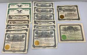 1902 Gold & Silver Mining Company Stock Certificates And More
