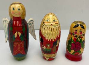 Misc. Decorative Nesting Dolls Tallest 6 14