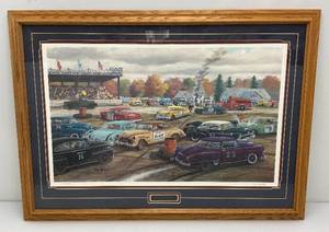 Framed Behind Glass Pencil Signed KEN ZYLLA Demolition Days Limited Print 349600 28 x 39