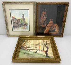 Misc. Framed Paintings, Prints And More Most 18 x 21 12