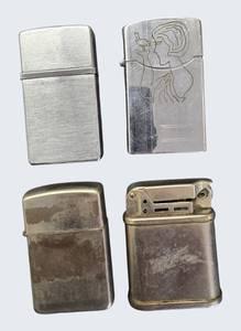 Vintage Collector Lighter Lot  4 Unique Pieces