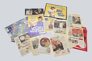 Vintage Advertising & Collectibles Lot  Camel, Winston, Marlboro & Wheaties Dale Earnhardt