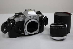 Nikon FG 35mm SLR Camera Body - Includes Pentax-K Lens & Hood(Does NOT fit into Nikon Camera) (Japan Made)