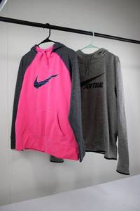 Nike Therma-FIT Hoodie - PinkGray, Size XL (2)