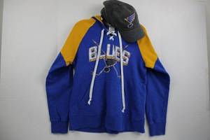St. Louis Blues Hoodie & Cap - NHL Licensed, Blue & Yellow