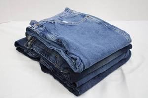 Wrangler, Levis & Hollister Denim Jeans Lot - 32x3232x34 Mixed Sizes (Lot of 4)