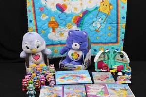Care Bears Plush Bundle with Playset, Quilt, Storybooks & DVDs