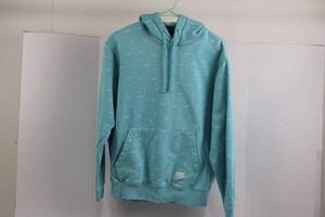 Nike Hoodie All-Over Swoosh Print - Teal, Size M