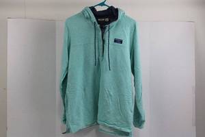 L.L.Bean Hooded Sweatshirt - Seafoam Teal, Size L