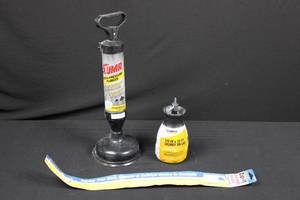 PlumR Hydro-Pressure Plunger - Cobra Skinny Snake 18 in x 10 ft - BrassCraft Zip-It Drain Tool