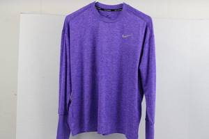 Nike Dri-Fit Purple Heather Long-Sleeve Shirt