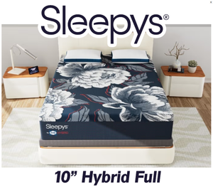 Brand New - Sleepys Basics 10 Hybrid Full Mattress in a Box - MRSP $1,449.99 - No Reserve