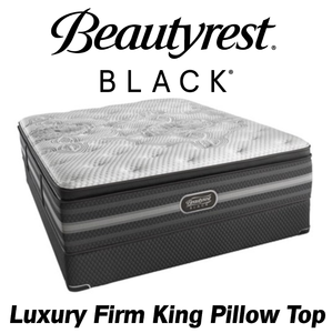 Beautyrest Black Luxury Firm King Pillowtop Mattress - MRSP $2,999.00 - No Reserve