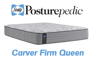 Sealy Posturepedic Carver Firm Queen Mattress - MSRP $599.97 - No Reserve