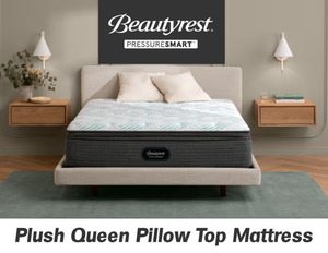 Beautyrest PressureSmart 2.0 Plush Pillow Top Queen Mattress - MSRP $1,899.99 - No Reserve