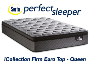 Serta Perfect Sleeper iCollection Series Firm Euro Top Queen Mattress - MSRP $,1299.00 - No Reserve