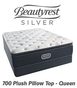 Beautyrest Silver 700 Plush Pillowtop Queen Mattress - MSRP $999.00 - No Reserve