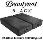 Beautyrest Black Hybrid CX-Class Medium Split King Set - MSRP $5,498.00 - No Reserve!