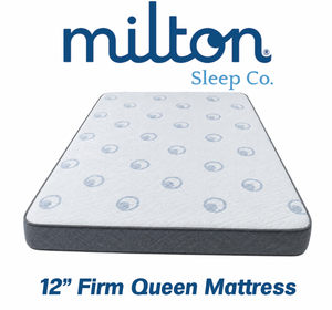 Milton Sleep Co. 12 Firm Queen Mattress - MSRP $649.99 - No Reserve