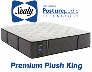 Sealy Premium Plush Tight Top King Mattress - MSRP $1,659.00  - No Reserve